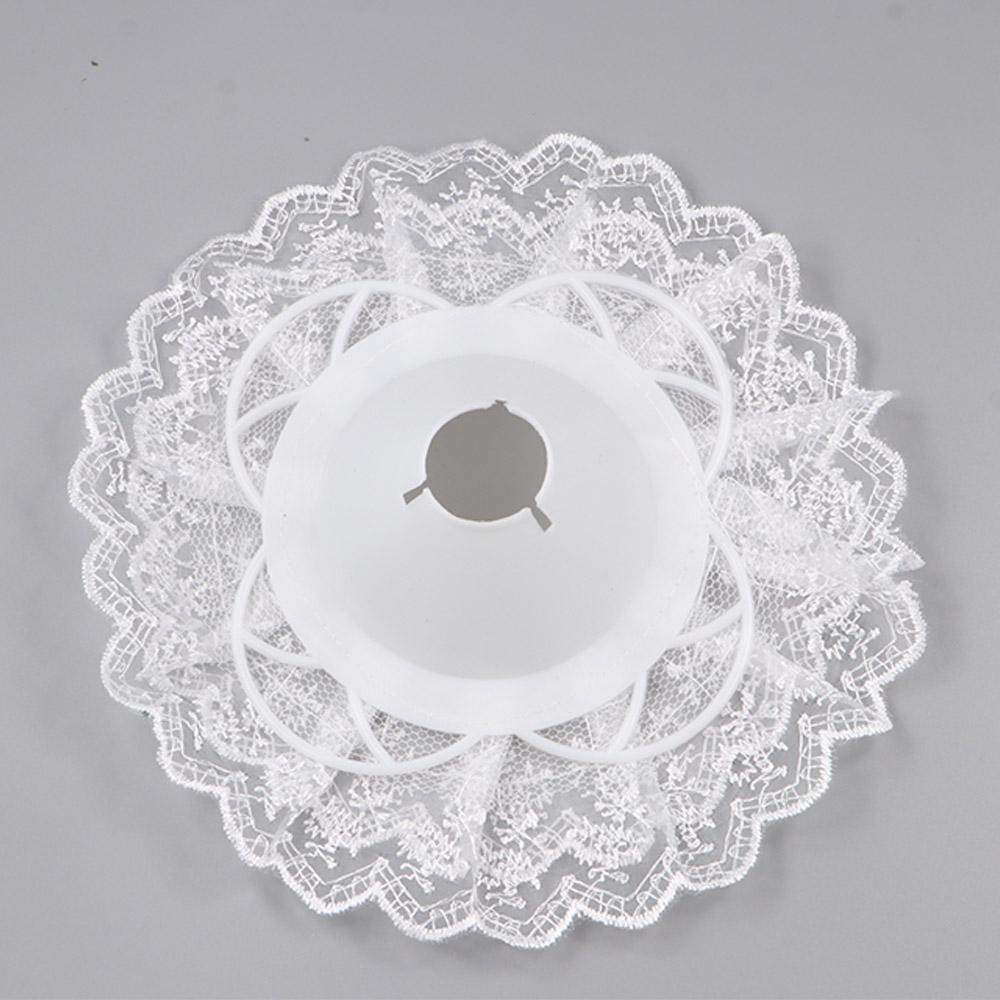 Bouquet Holder Foam - DIY White With Lace Handle Floral