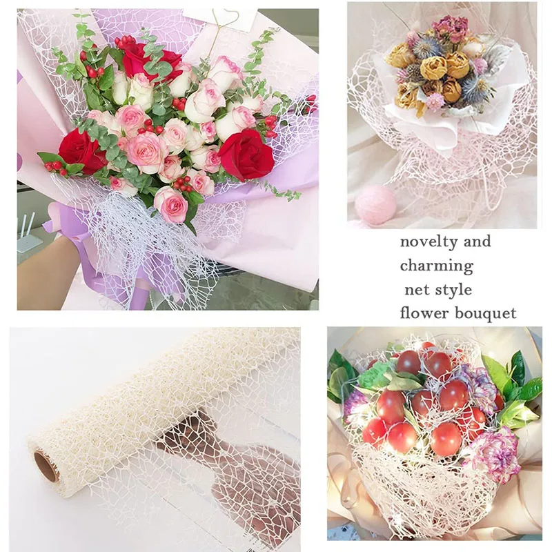 Flower Wrapping Mesh Paper Ire - Florist Supply Paper บทวิจารณ์และราคา