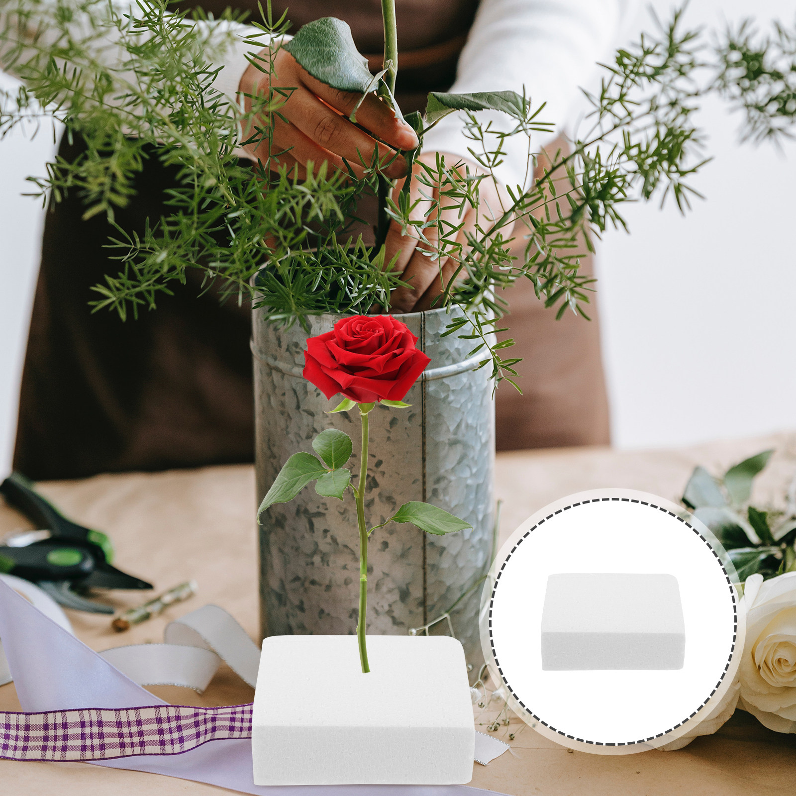 Foam for Flower Arrangements F - Florist Supply Shop บทวิจารณ์และราคา