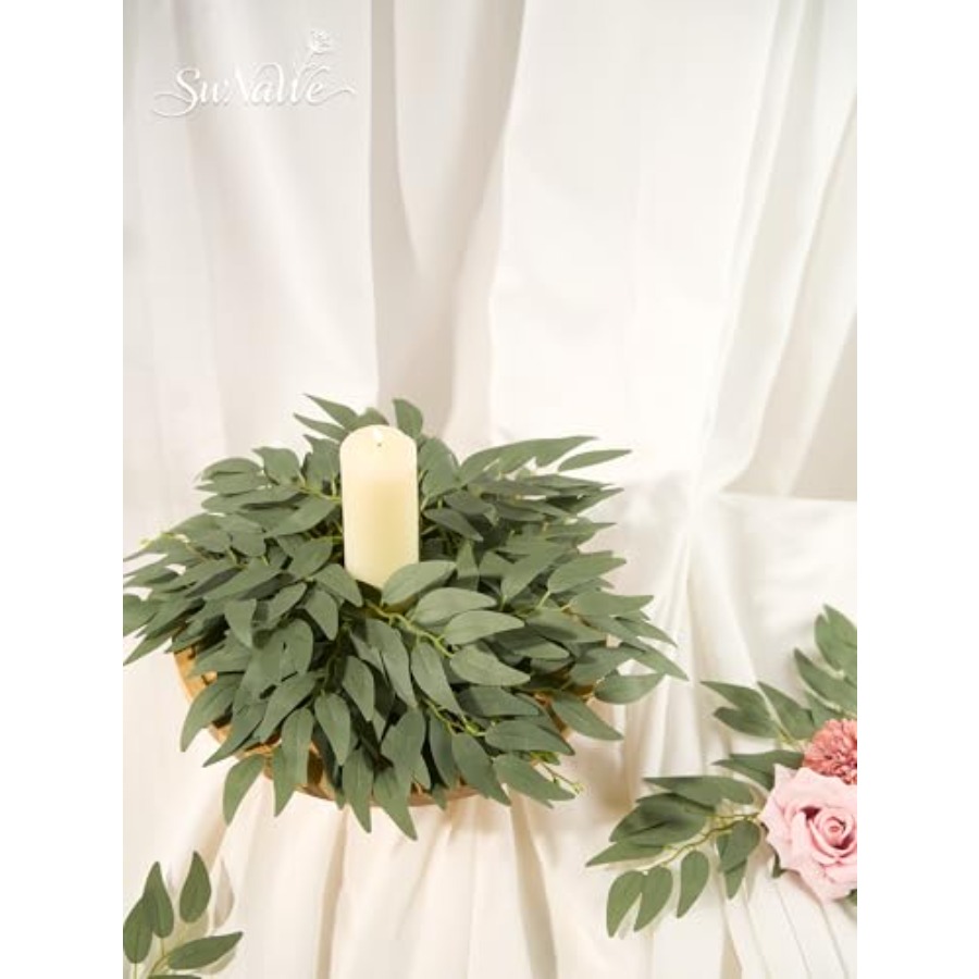 36pcs Artificial Italian Ruscu - Ruscus Stem Faux บทวิจารณ์และราคา