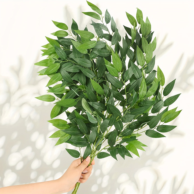 10PCS Artificial Plants Italia - Ruscus Stem Faux บทวิจารณ์และราคา