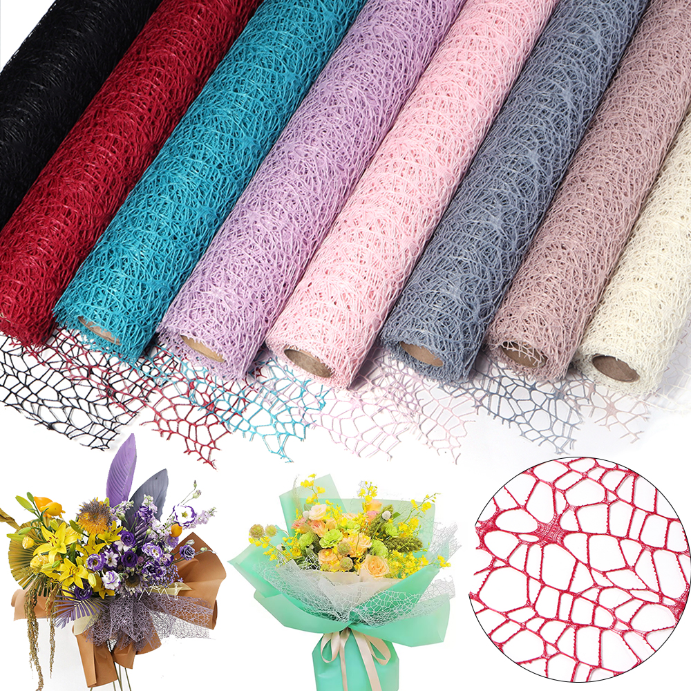 Flower Wrapping Mesh Paper Irr - Florist Supply Paper บทวิจารณ์และราคา