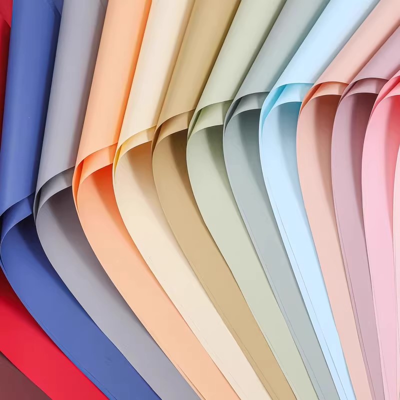 Korean Style Solid Color Paper - Florist Supply Paper บทวิจารณ์และราคา