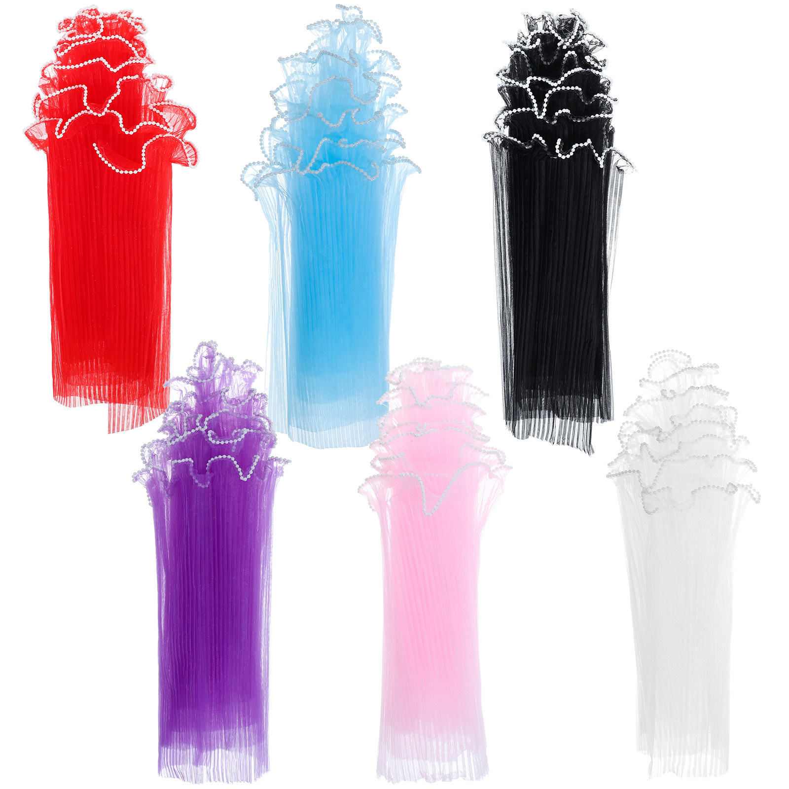 6Pcs Premium Wave Yarn Flower  - Anda Florist Supply บทวิจารณ์และราคา