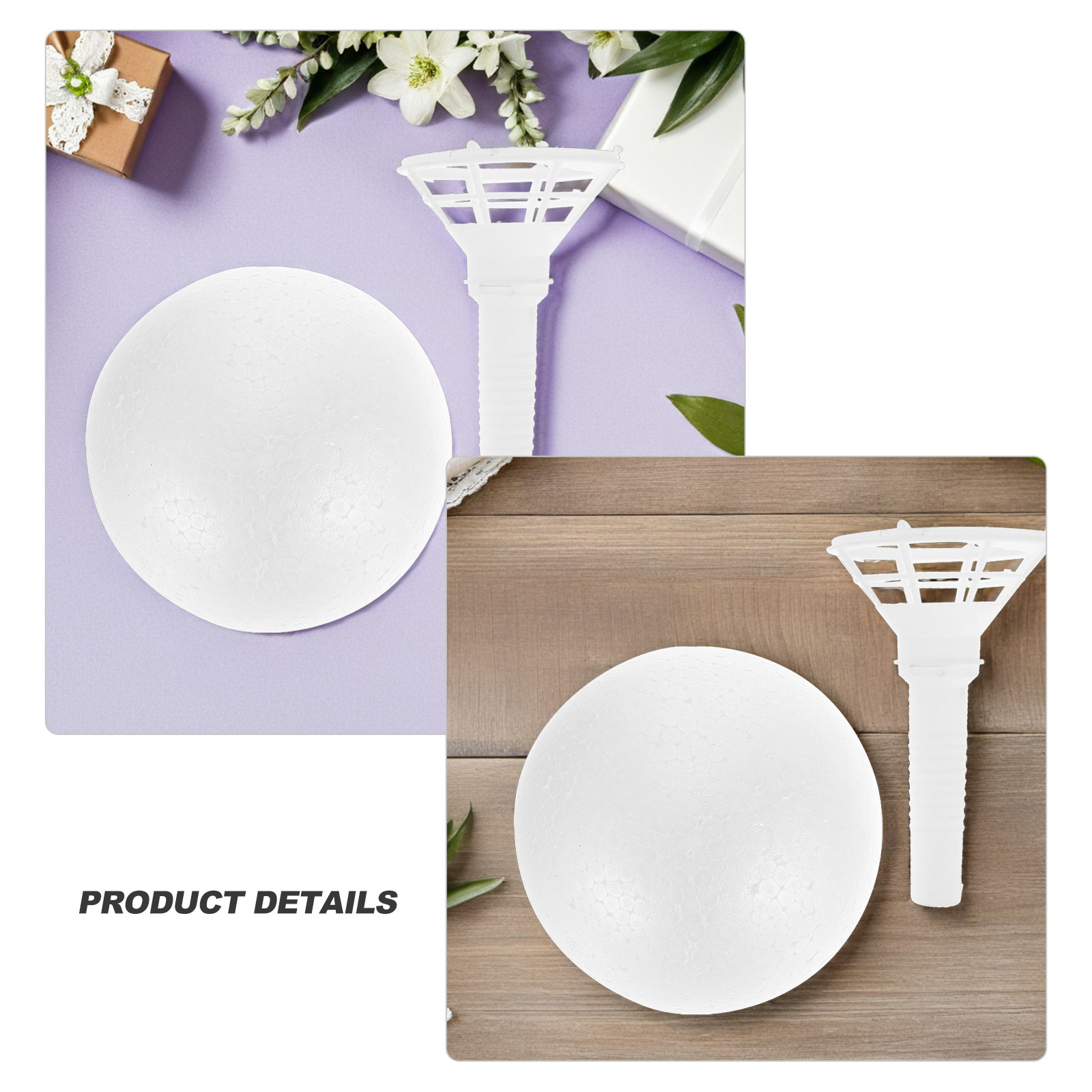 1Set Foam Bouquet Holder Brida - Bouquet Holder Foam บทวิจารณ์และราคา