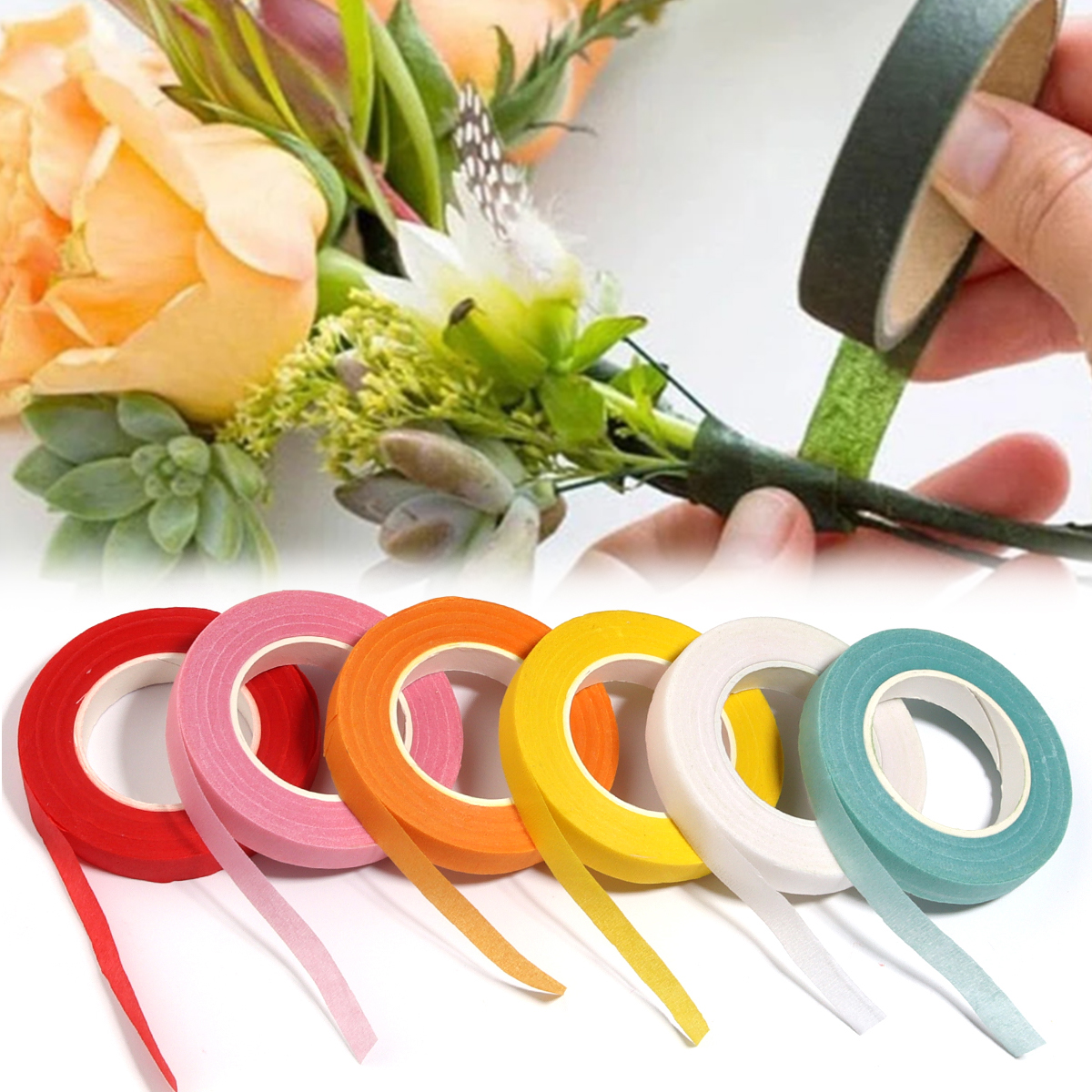 30 Yard 12MM Floral Stem Tape  - Florist Supply Paper บทวิจารณ์และราคา