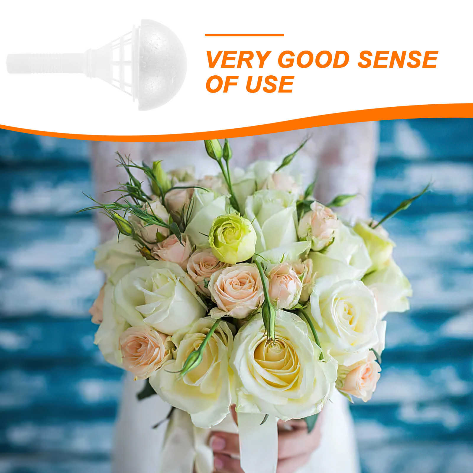 1Set Foam Floral Bouquet Holde - Bouquet Holder Foam บทวิจารณ์และราคา