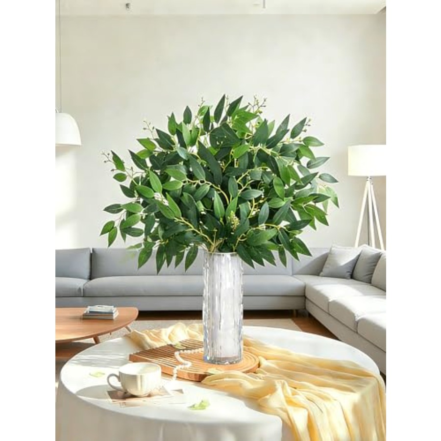 32Pcs Italian Ruscus Greenery  - Ruscus Stem Faux บทวิจารณ์และราคา
