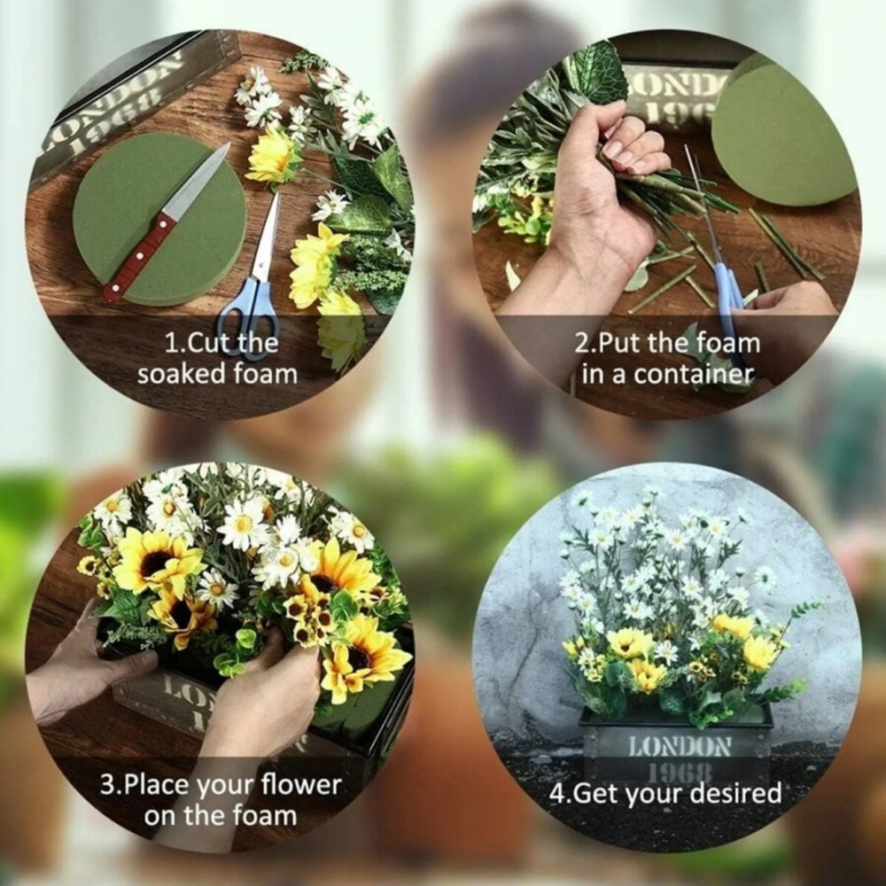 Green Floral Foam, 10PCS Round - Floral Foam Oasis บทวิจารณ์และราคา