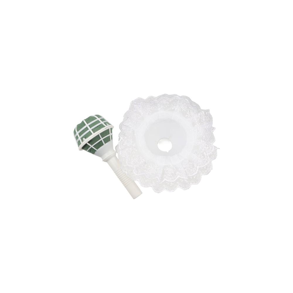DIY White With Lace Handle Flo - Bouquet Holder Foam บทวิจารณ์และราคา