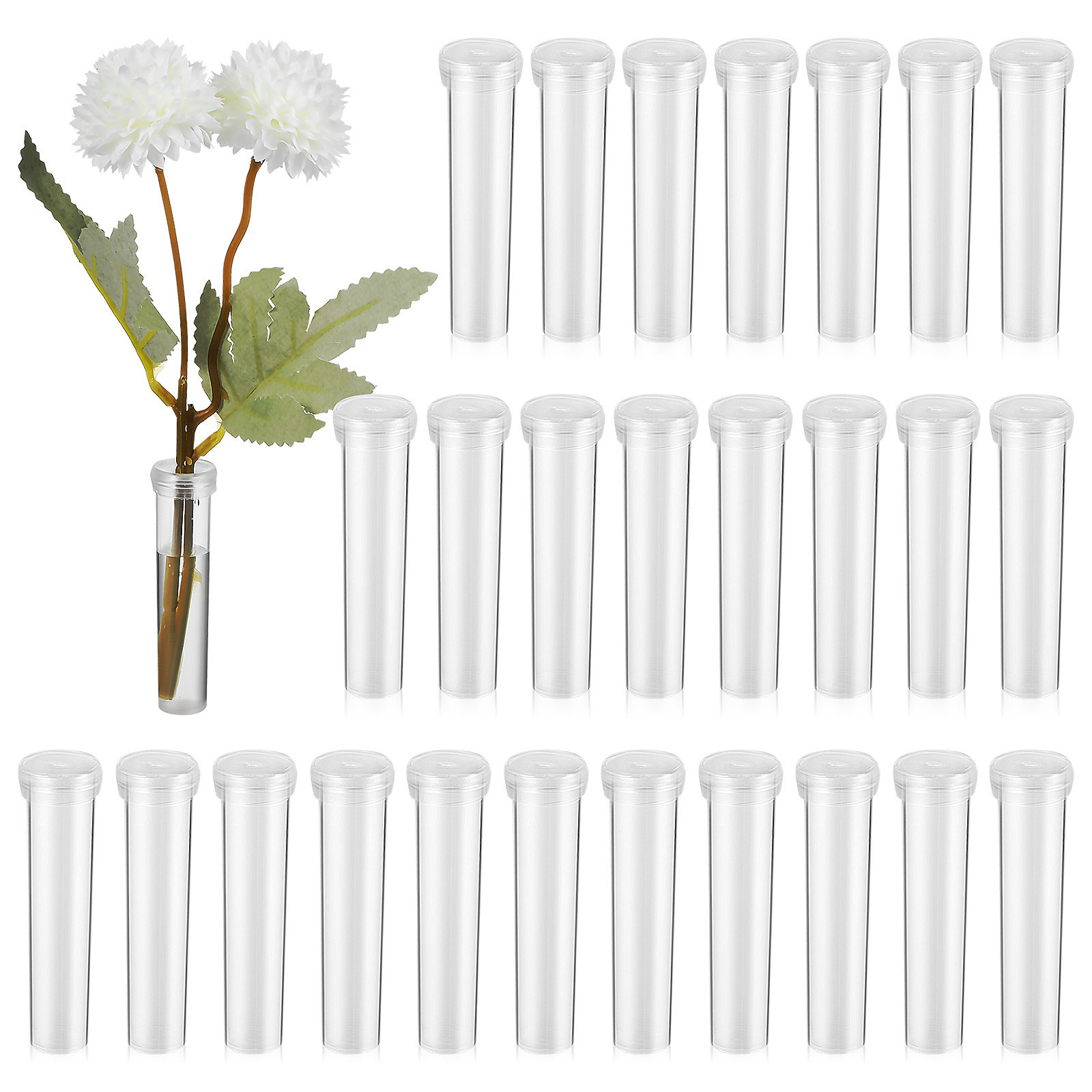100Pcs Flower Nutrient Tubes U - Anda Florist Supply บทวิจารณ์และราคา