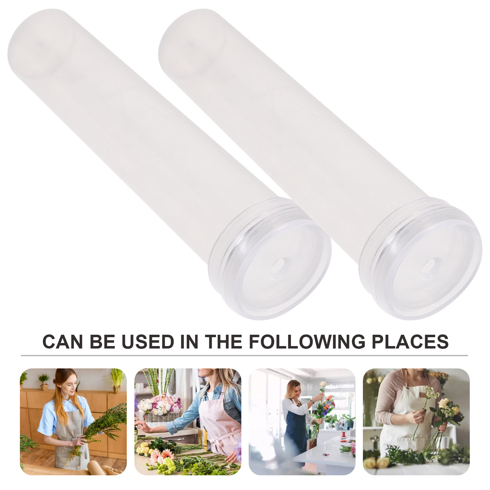 100Pcs Flower Tube Set Transpa - Anda Florist Supply บทวิจารณ์และราคา