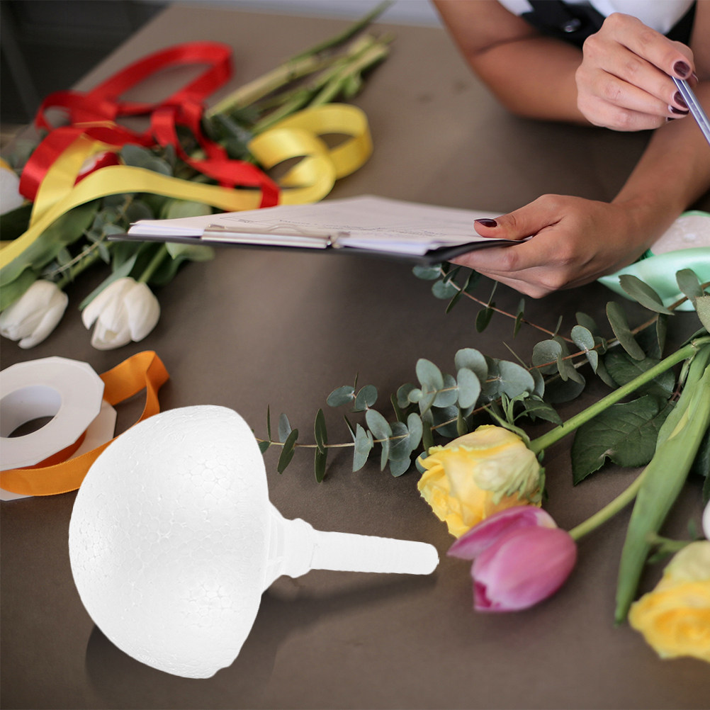 3 Sets Wedding Foam Bouquet Ho - Bouquet Holder Foam บทวิจารณ์และราคา