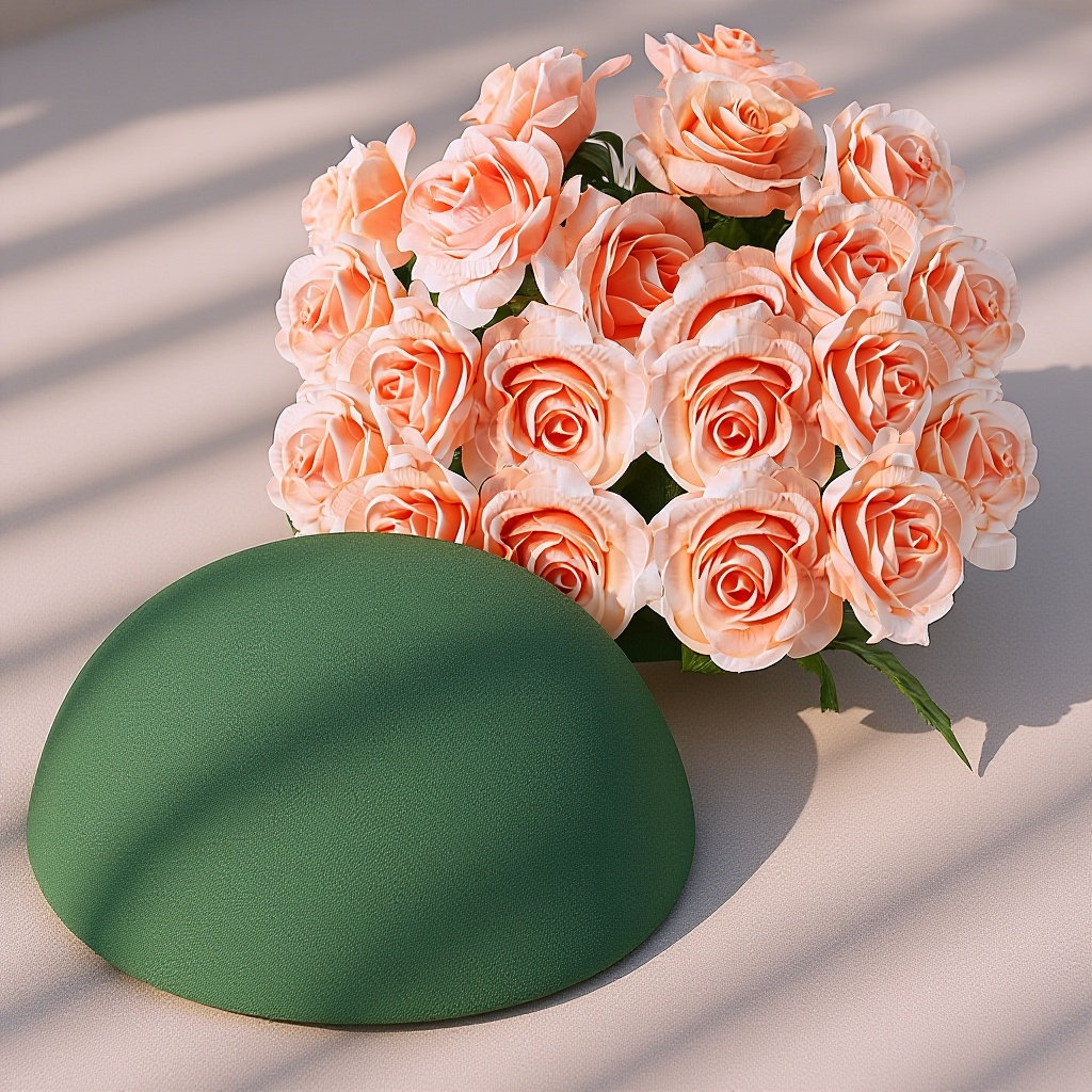 2Pcs Green Half Round Floral D - Floral Foam Oasis บทวิจารณ์และราคา